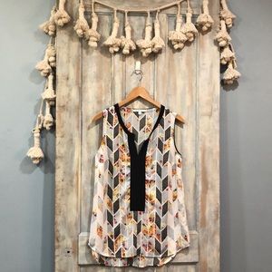 Cabi Pop of Pattern Blouse